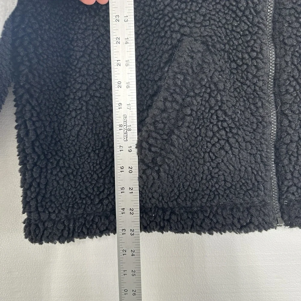 Nike Sportswear Swoosh‎ Sherpa Fleece Full Zip Oversized Crop Jacket Women's Sm
